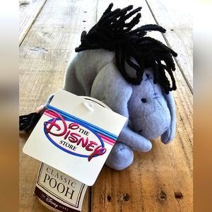 NWT DISNEY Vintage Winnie the Pooh "CLASSIC EEYORE" Bean Bag Plush